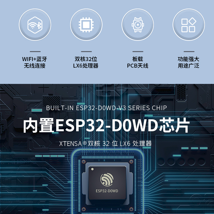 樂鑫科技官網(wǎng)電話ESP32-WROOM-32D/32U Wi-Fi+Bluetooth LE MCU模組樂鑫wifi模塊價(jià)格