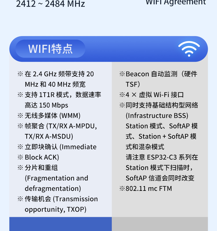 esp樂鑫官網(wǎng)ESP32-C3-WROOM-02/02U 2.4 GHz Wi-Fi (802.11b/g/n)+藍牙5模組樂鑫藍牙wifi模塊